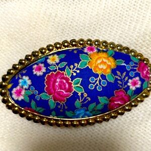 Blue vintage Korean clip